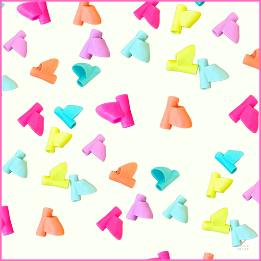 Potloodgrip met sterretjes