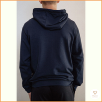 Zachte, prikkelarme Fidget Hoodie (kind-volwassene)