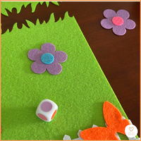 Lente 🌼 Educatief Vilten Bloemenspel 🌼 Leren, spelen en ontdekken!