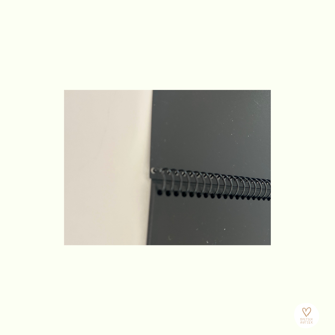 Blanco A4-schrift:non-verbaal ondersteunen.