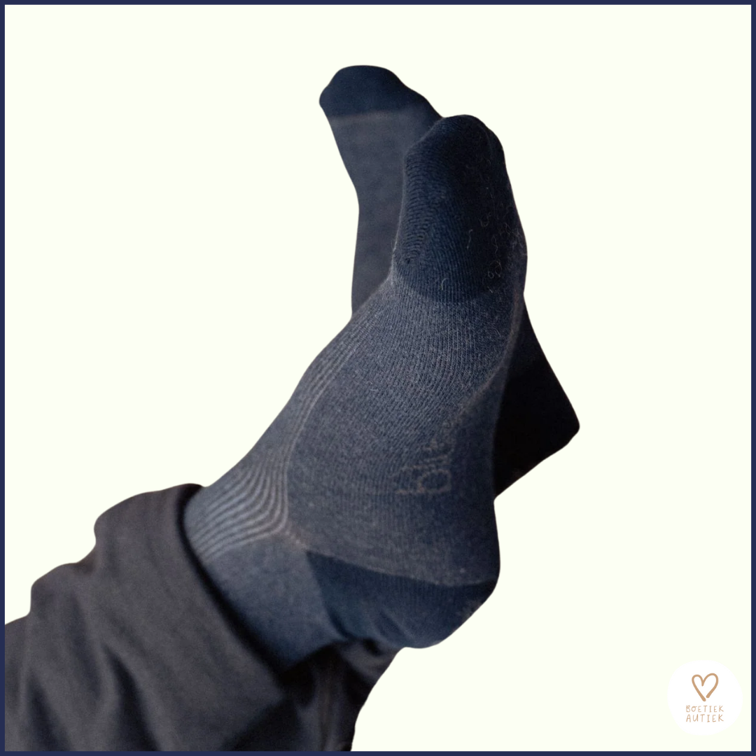 Prikkelarme, naadloze sokken voor volwassenen.