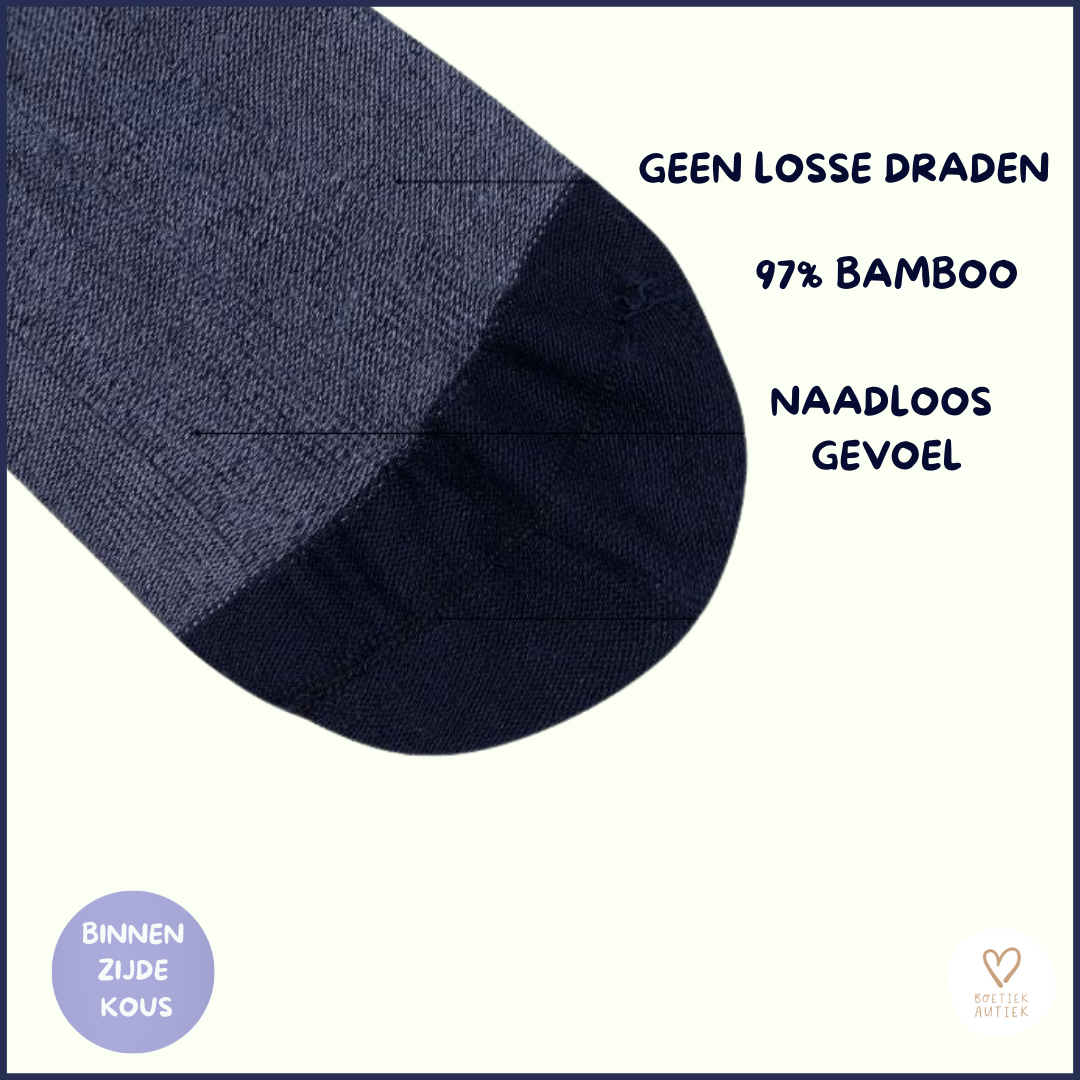 Prikkelarme, naadloze sokken voor kinderen.(unisex)