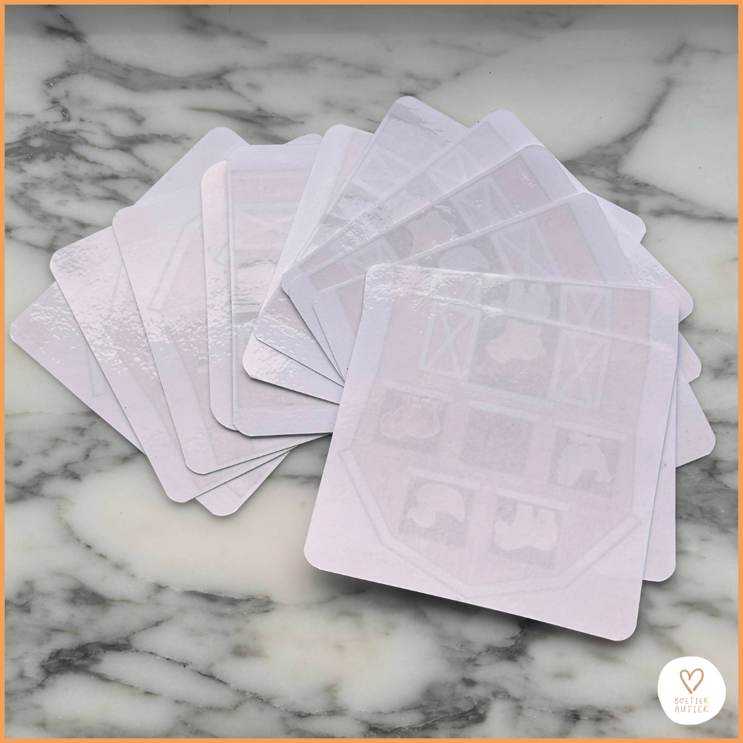 Lente 🐑 Op de Boerderij🐑 plaats de dieren op de juiste plaats in de stal.