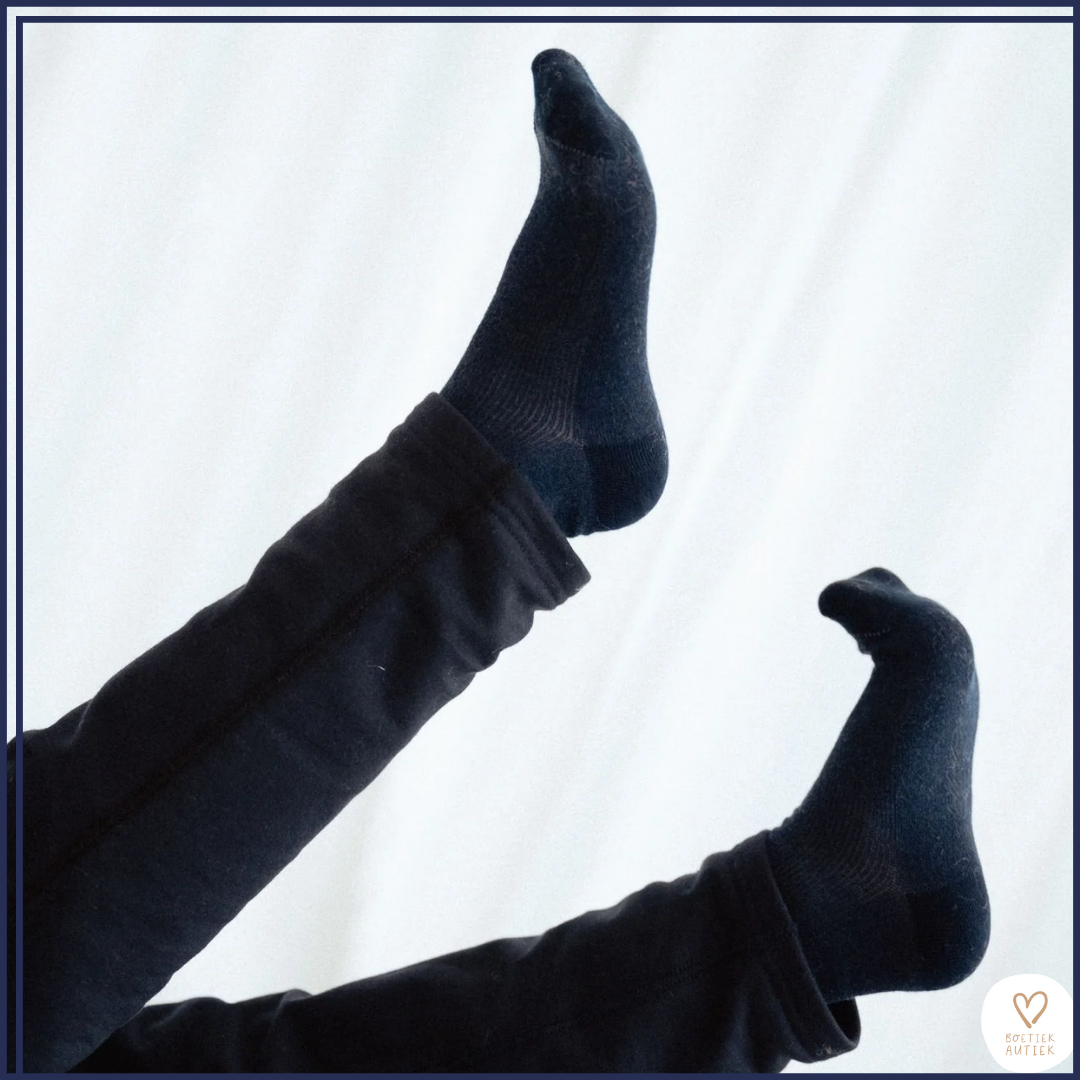 Prikkelarme, naadloze sokken voor volwassenen.