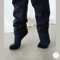 Prikkelarme, naadloze sokken . BLAUW (27-46)