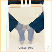 Prikkelarme, naadloze sokken . GREEN MIST (27-46)