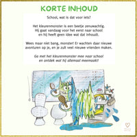 Het kleurenmonster gaat naar school