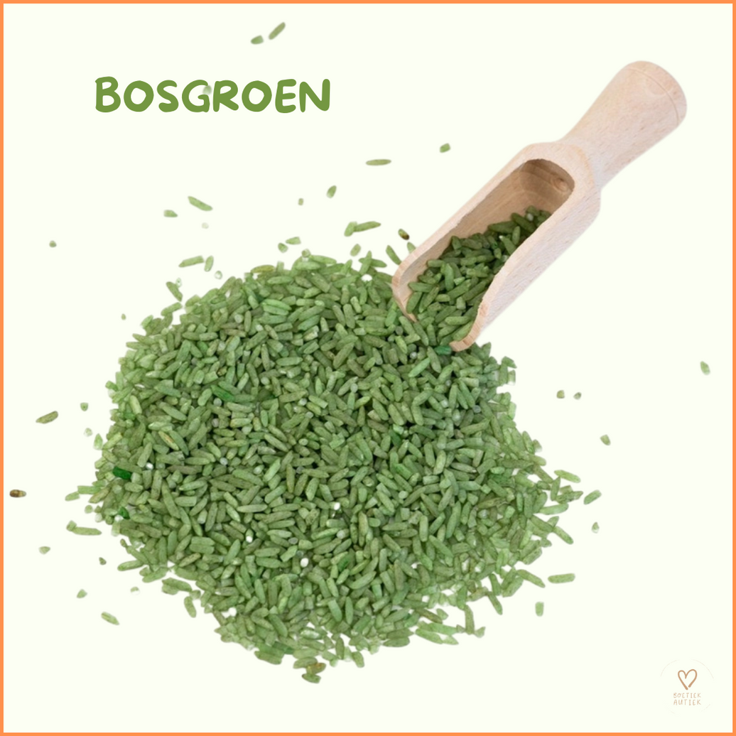 Speelrijst Bosgroen (500g)