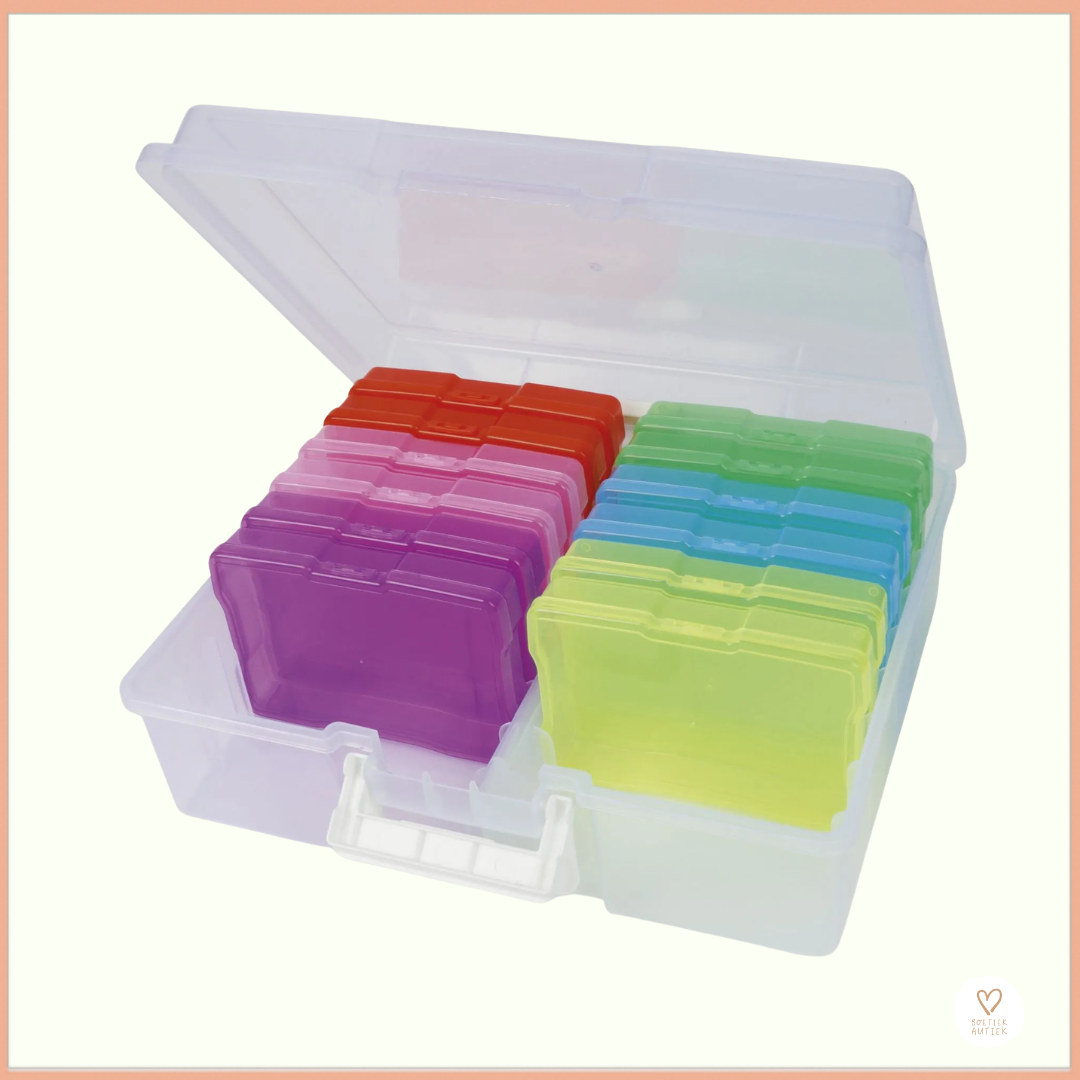 Praktische transparante  stevige organiseerbox / opbergbox.