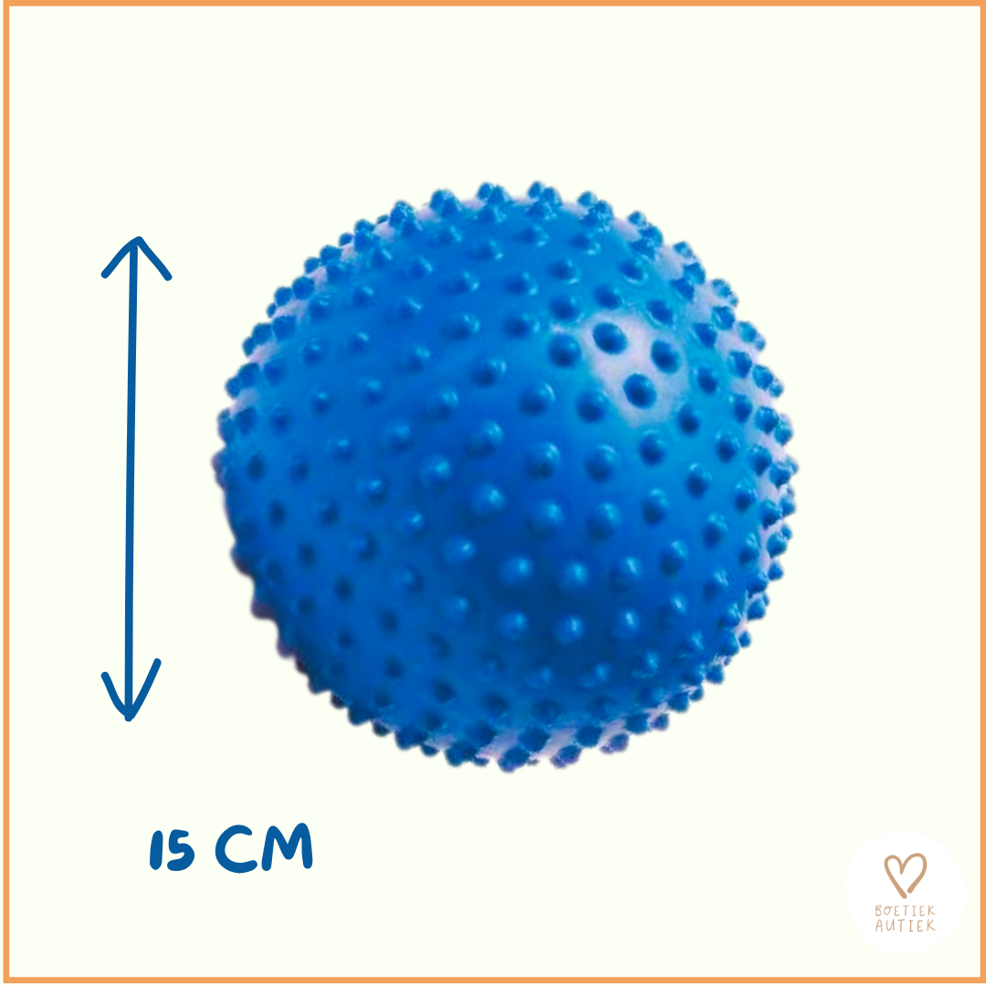 Massage'bal' blauw