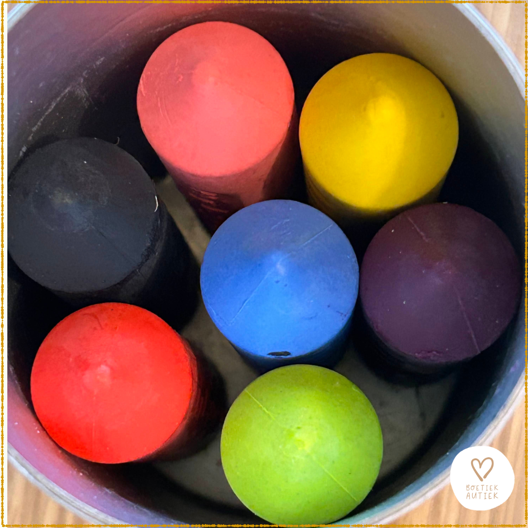 Bijenwas badsticks / potloden. (bad-douche-raam-spiegel)