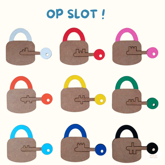 Educatieve sleutelset met meerdere leermogelijkheden.