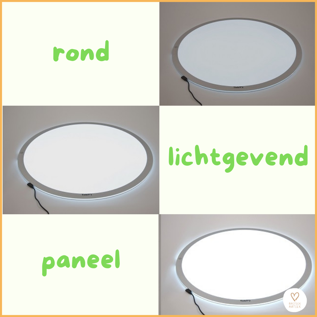 Lichtbord : rond (60 cm)