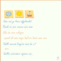 Spelen met taal: voorwerpen herkennen, zinnen maken, ...
