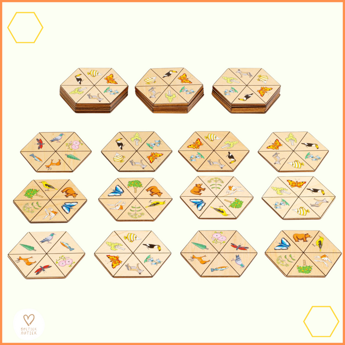 Toys For Life- 🟩 Hexagonspel: thema natuur