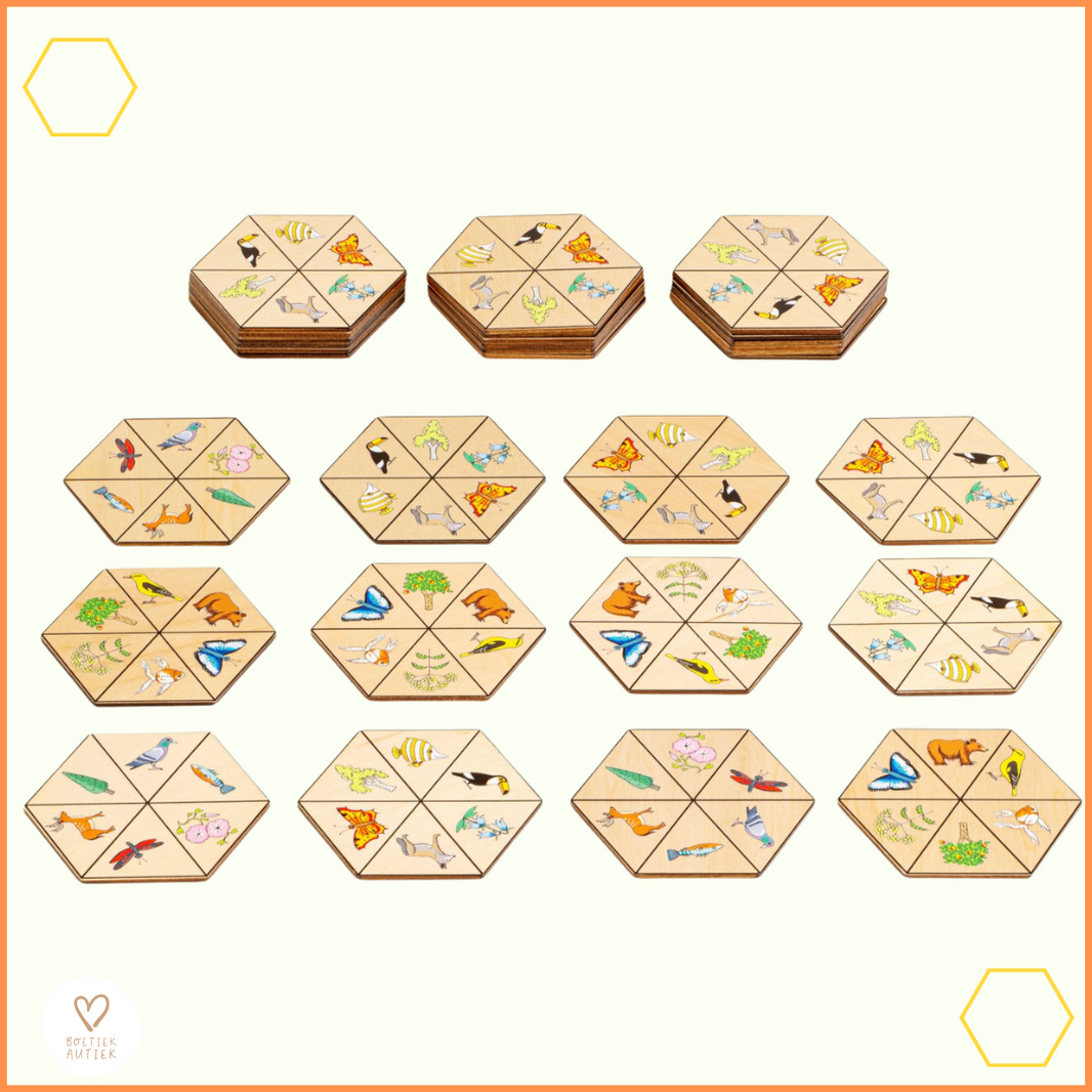 Toys For Life- 🟩 Hexagonspel: thema natuur