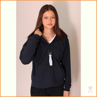 Zachte, prikkelarme Fidget Hoodie (kind-volwassene)
