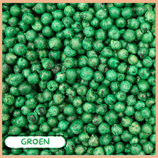 Gekleurde kikkererwten voor sensorisch spel. -GROEN - 500 g