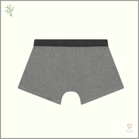Prikkelarme, labelvrije boxershort : ultra zacht en huidvriendelijk (grijs)