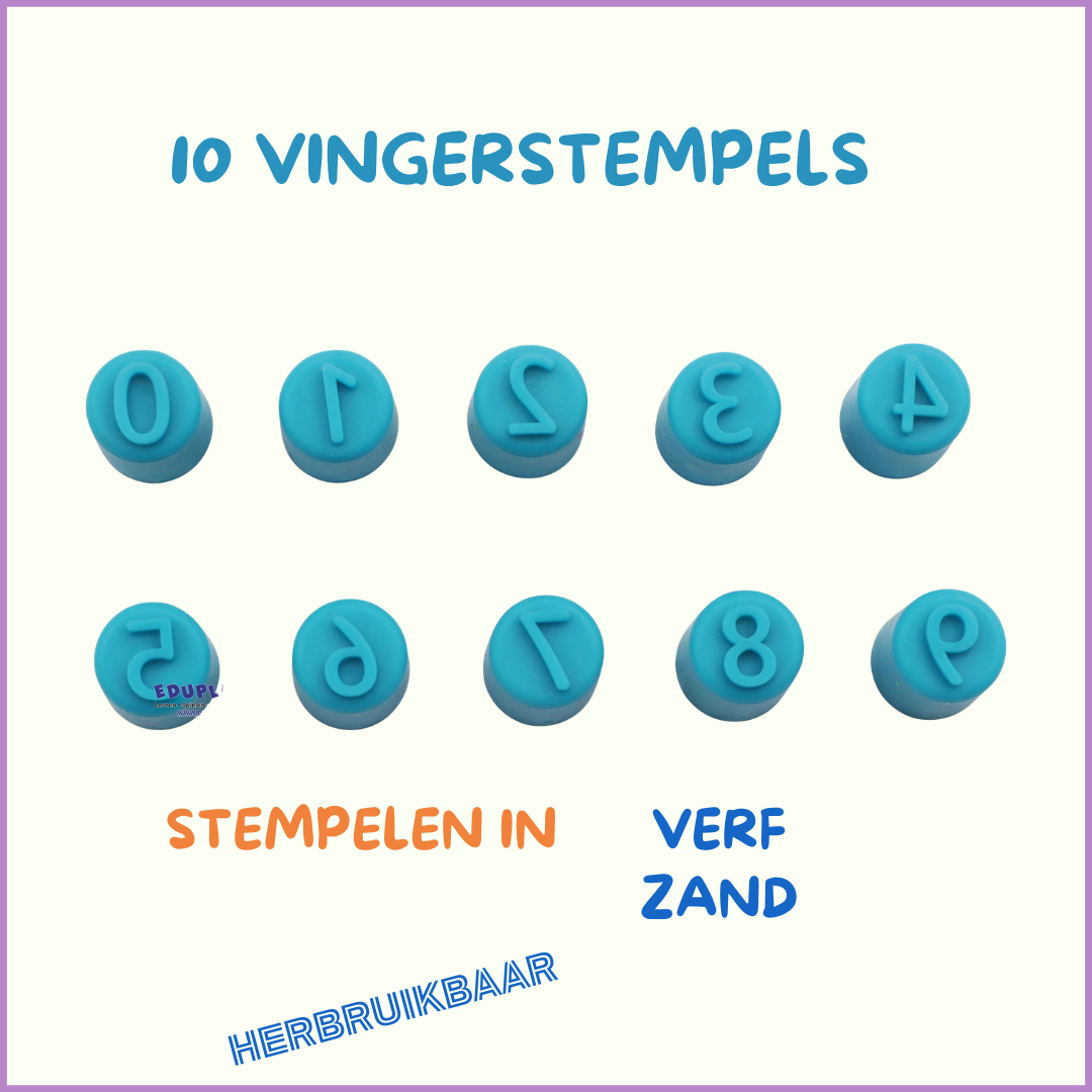 Vingerstempels: cijfers