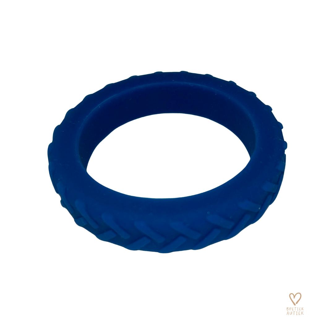 Bijtarmband Blauw (kindermaat)