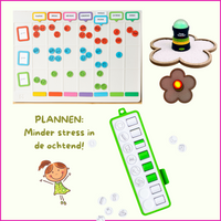 Planner Checkpad: dagplanner met pictogrammen (groen)
