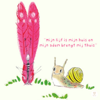 Vlinder en Slak: een vrolijk omkeerboek met twee verhalen over vriendschap-anders zijn