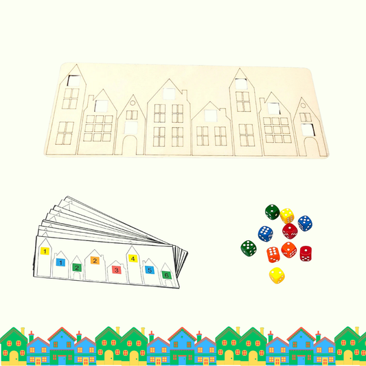 Huisnummers: getallen, tellen, volgorde.