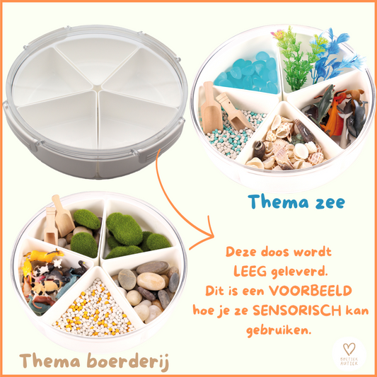 Sensorische doos om ZELF te vullen.