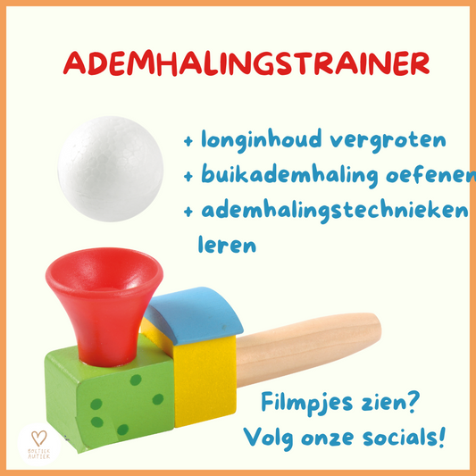 Blaaspijp om ademhaling te oefenen